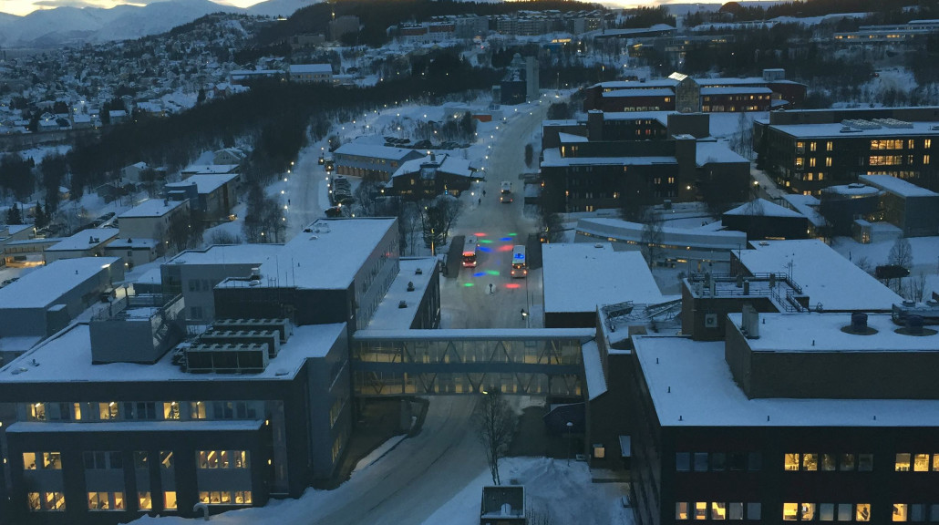 Oversiktsbilde over Universitetet i Tromsø