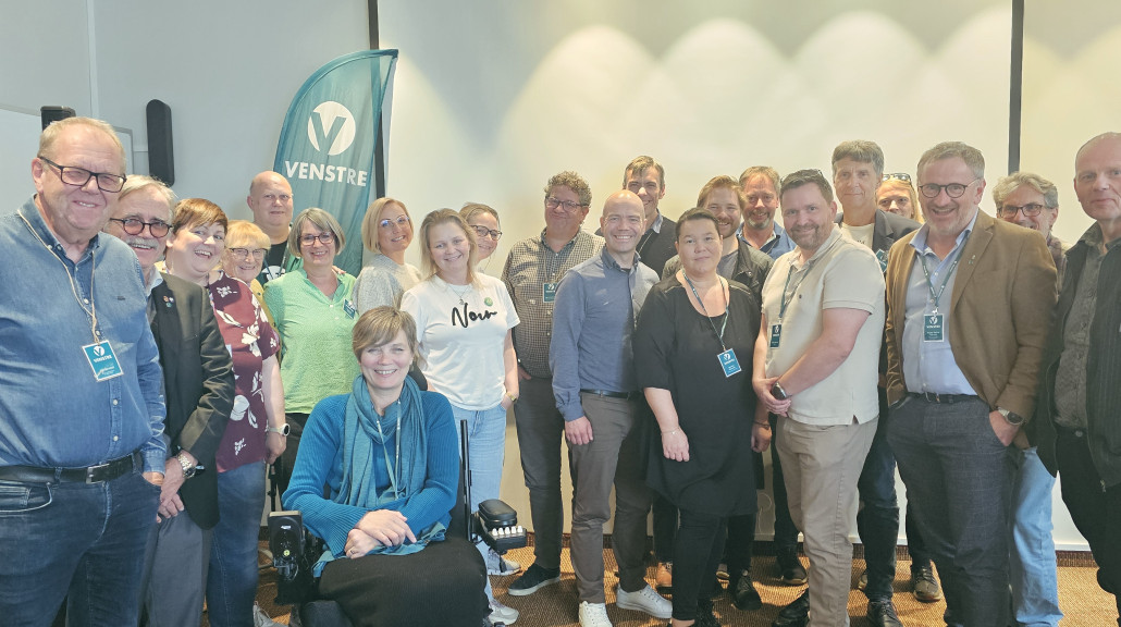 Frå samling med Møre og Romsdal Venstre i september 2024.