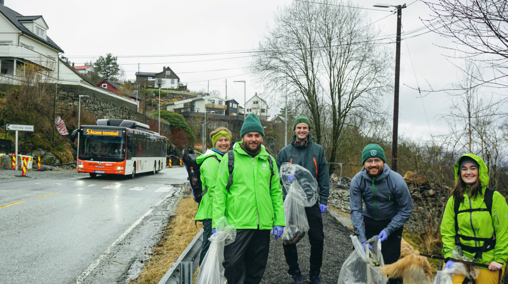 Bergen Venstre på vårryddedagen 2021