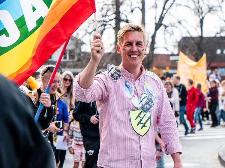 Kristian og Pride i Kaffegata