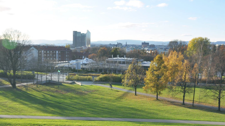 Munchmuseet sett fra Tøyen kulturpark