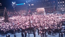 Fakkeltog for fred i Oslo