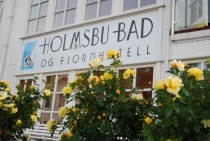 Holmsbu Bad og Fjordhotell, skilt