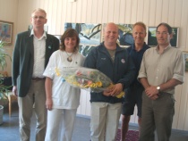 Fra Venstre: Hugo Raste, Franziska Wika, Roy Brubakk, Ulf Bastholm, Magnar Stølen