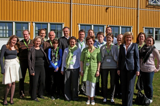 Akershus Venstres delegasjon på landsmøtet i Sarpsborg 2010.