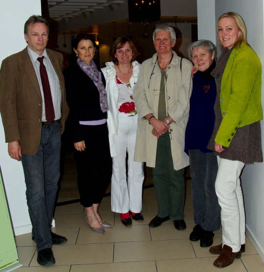 Fra venstre: Arne Langset, Bjørg H. Jenssen, Franziska Wika, Kerstin Ander-Trønsdal, Mary Ann Dahl og Carola Karl