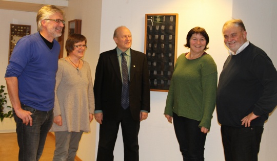  Jon Gunnes, Anne Jorid Gullbrekken, Odd Einar Dørum, Ingerid Gunnerød og Arne Grønset møttes for å diskuktere nominasjon og valgkamp i Skaun Venstre.