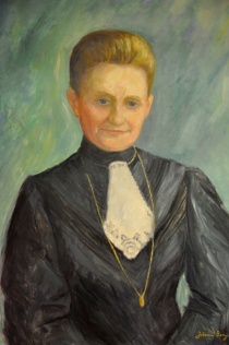 Louise Riis Bøhn, første kvinne i kommunestyret i Nes i Akershus i 1916