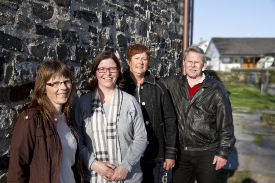 Nora Augusta Nilsen, Anja Berggård Endresen, Lars Sommer Knudsen og Rita Torland, Sola, Rogaland