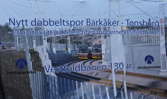 Åpning av nytt dobbeltspor Barkåker Tønsberg