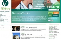 Nesodden Venstres nettsider oktober 2011