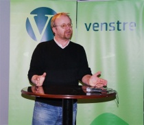 Trygve Storrønningen på Fylkesårsmøtet Vestfold Venstre 2012