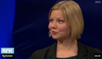  Stortingskandidat Guri Melby diskuterte Venstres skolepolitikk med kunnskapsminister Halvorsen og næringsminister Giske på NRK Aktuelt. Ca 21. minutter ut i sendingen.  