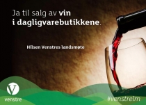 Ja til salg av vin i dagligvarebutikkene - hilsen Venstres landsmøte
