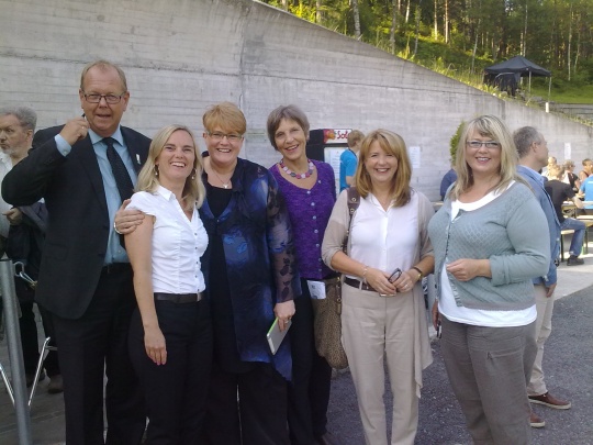  Dei nynorske festspela 2013. Pål Farstad, Mona Haugland Hellesnes,Trine Skei Grande, Frøydis Austigard, Gunn Berit Gjerde og Britt Giske Andersen