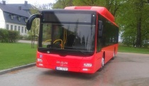  En av Østfolds 97 nye biogassbusser