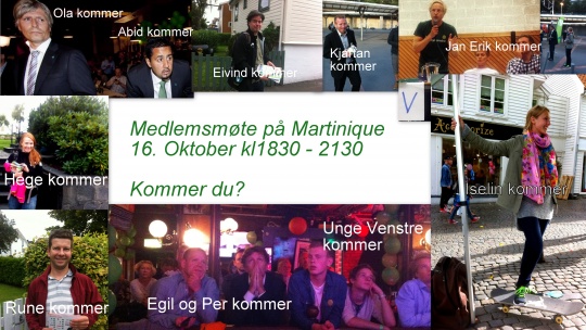 Medlemsmote Stavanger Okt 2013 Martinique